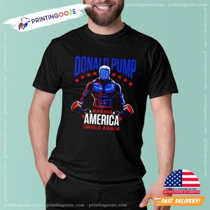 Donald Trump Gymmer Make America Swole Again Funny T shirt 2