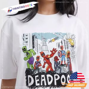 Everyone Is Deadpool Funny Deadpool & Wolverine T shirt 3