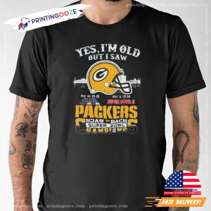 Green Bay Packers Back 2 Back Super Bowl Champions NFL Shirt 3