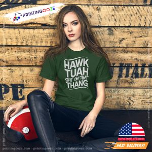 Hawk Tuah Spit On That Thang Funny Meme Unisex T shirt 1