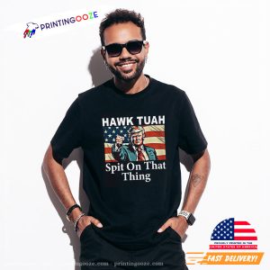 Hawk Tuah Spit On That Thing Vintage Trump 2024 T Shirt