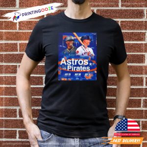 Houston Astros vs Pittsburgh Pirates MLB poster shirt 3