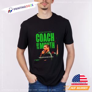 Joe Mazzulla Boston Celtics coach of the month Eastern conference shirt 2