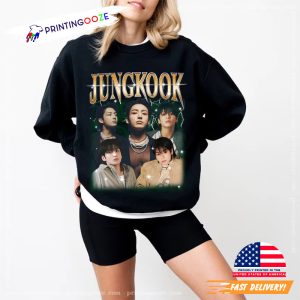 Jungkook Kpop Bangtan Graphic 90s Style Shirt 2