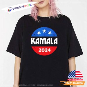 Kamala Harris 2024 For President Campaign T Shirt 1