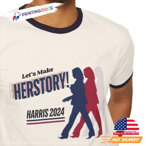 Kamala Harris Female President 2024 Herstory Retro Vintage Style Shirt 1