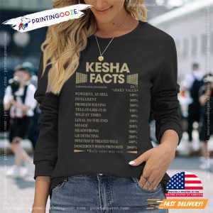 Kesha Facts T shirt 2