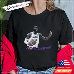 King James NBA Lakers Playoffs Graphic T shirt 1