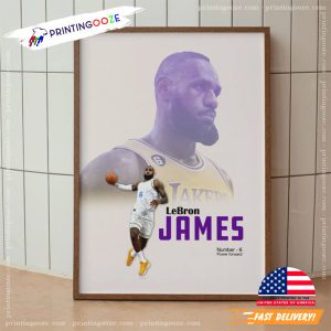 Lebron James 6 Power Forward NBA Poster 3