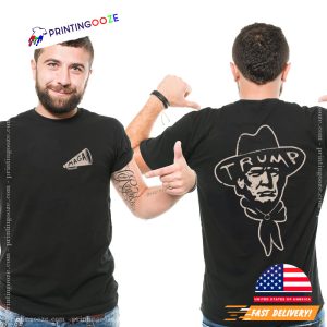 Make America Great Again Trump Cowboy Election T shirt