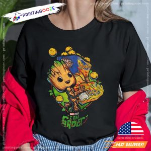 Marvel I Am Groot guardians of galaxy Vol.2 Graphic Tee 3