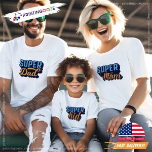 Matching Super Dad & Super Kid T Shirt