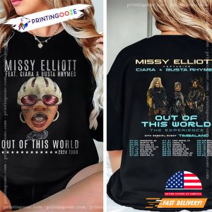 Missy Elliott x Ciara & Busta Out of This World 2024 Tour Merch 2