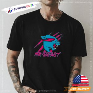 Mr Beast Lightning Cat T Shirt 2