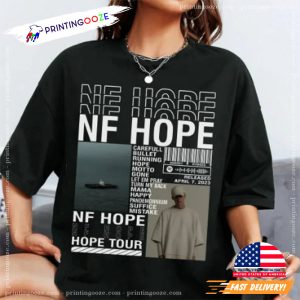 NF Hope Album Tour 2024 Tracklist Vintage T shirt 3