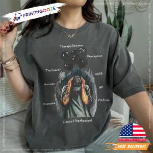 NF Rapper Clouds The Mixtape Fanart Comfort Colors T shirt 2