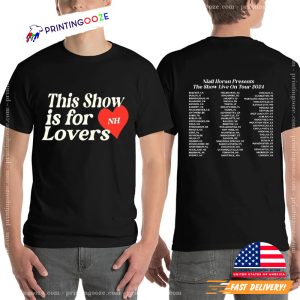 Niall Horan The Show World Tour Merch 2 Side T shirts 2