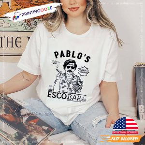 Pablo Escobar World Famous Graphic Drinking Party Tee