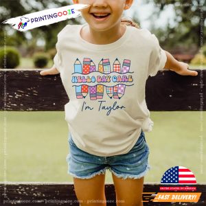 Personalized Hello Daycare Back To School Tees 3