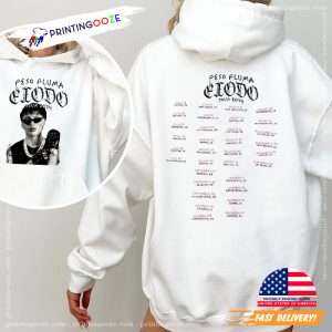 Peso Pluma The Exodo Tour 2024 Shirt, Peso Pluma Fan Gift