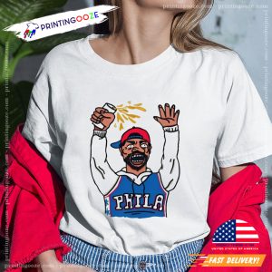 Philadelphia Phillies Funny Angry Sixers Fan Graphic Tee 1