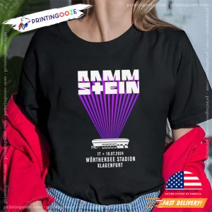 Rammstein Tour 2024 Worthersee Stadion Klagenfurt T shirt 1