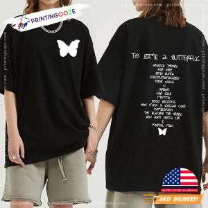 Rapper Kendrick Lamar To Pimp A Butterfly Album Double Sided T shirt 5