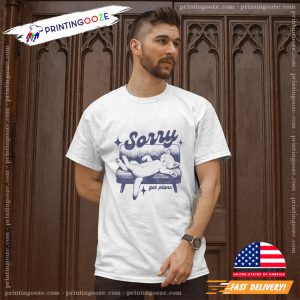 Retro Sorry Got Plans Graphic T Shirt 2