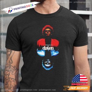 Retro The Weeknd Red And Blue After Hours Til Dawn Tour Tee 3