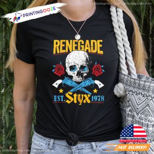 Styx Renegade Est 1978 Gun N Rose Vintage 90s T shirt 1