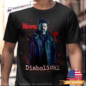 The Boys Diabolical Billy Butcher Graphic T shirt