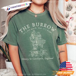 The Burrow Is Home Harry Potter Series Comfort Colors T shirt 1