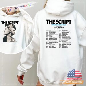 The Script Tour 2024 2 Sided T shirt