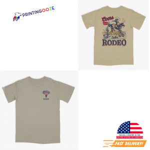 Vintage 2000s Coors Rodeo 90s Cowboy 2 Side T Shirt 2