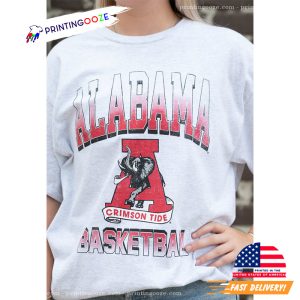 Vintage Alabama Crimson Tide Basketball Unisex T Shirt 3