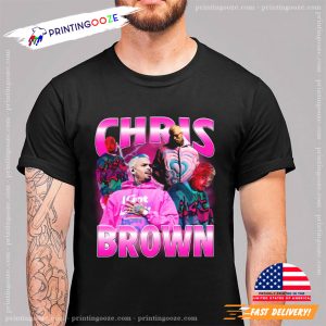 Vintage Chris Brown Homage 90s Graphic Shirt 2