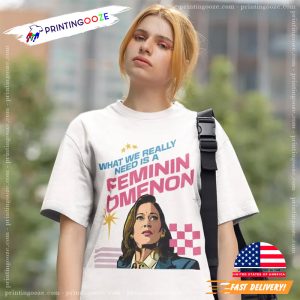 Vintage Femininomenom Kamala Harris Election 2024 Political Comfort Colors Shirt 3