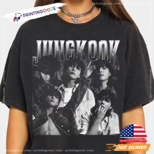 Vintage JungKook 90s Bootleg Graphic Shirt 2