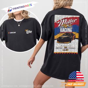 Vintage NASCAR Miller Lite Racing Comfort Colors Tee 2