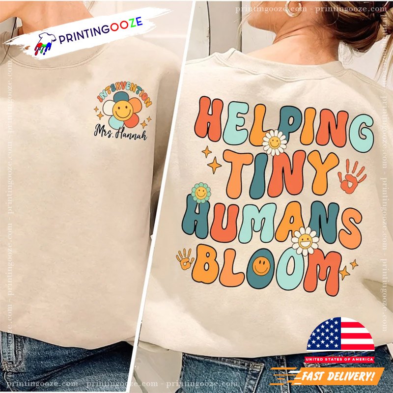 VintageHelping Tny Humans Bloom 2 Side Shirt