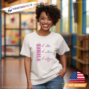 Vote Kamala Harris 2024 for President Election Campaign Tee 3