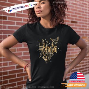 Wizard Castle Hogwarts Harry Potter Movie T shirt 1