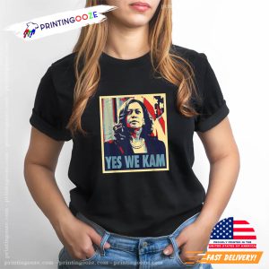 Yes We Kam Vintage Kamala Harris Election Graphic T shirt 3