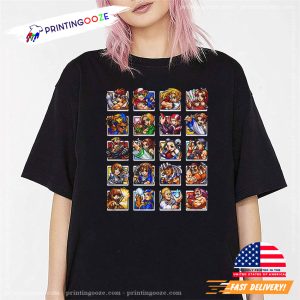 fatal fury game Card Fighters T shirt 1