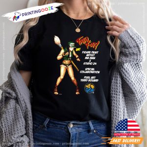 fatal fury special Collaboration Game T shirt 1