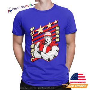 fatal fury terry Bogard King Of Fighters Game T shirt 3