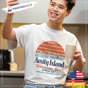 Amity Island Welcomes You Graphic Tee 2