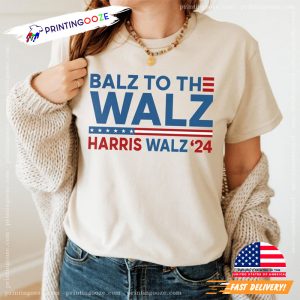 Balz To The Walz Harris Walz President 2024 Shirt 1