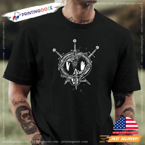 Barb Skull Pullover bullet for my valentine tshirt 1