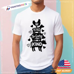 Be Kind To Every Kind Happy vegetarian day Shirt 1